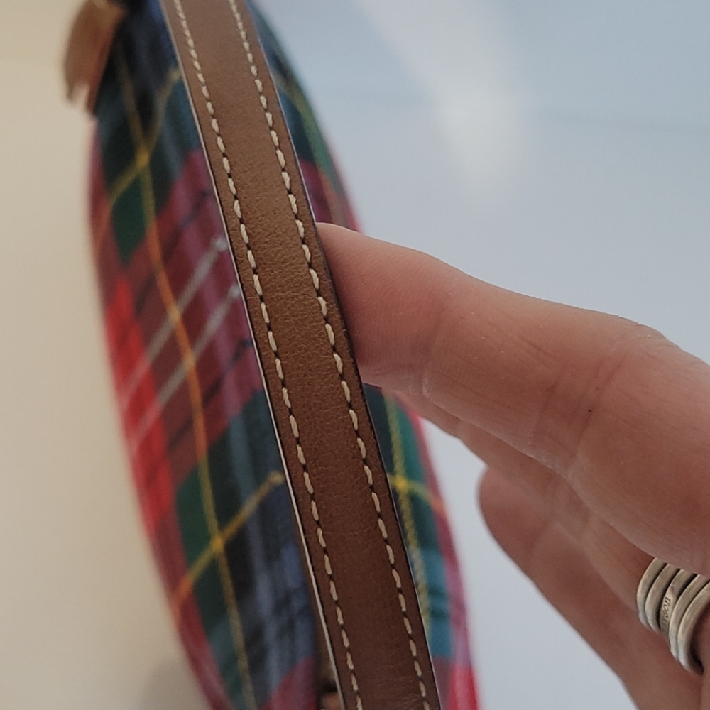 Coach Vintage Tartan Plaid 100% Wool Purse - Picture 8 of 12